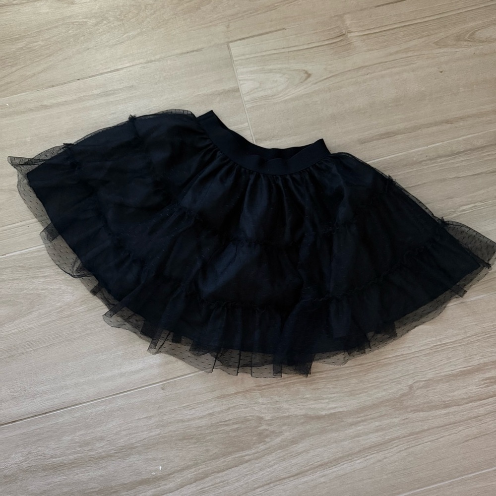 Forever 21 Girls Elegant Black Tulle Skirt 5/6